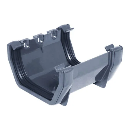 Floplast Square Gutter Union Bracket Anthracite 114mm