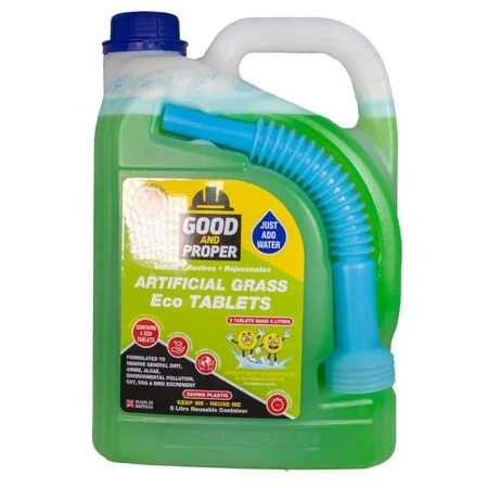 Good & Proper Artificial Grass Cleaner 5L Complete With 4 Tablets Pack