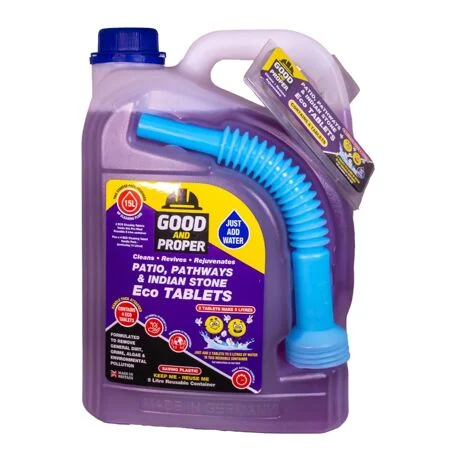 Good & Proper Patio Cleaner 5L Complete With 4 Tablets Pack
