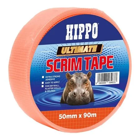 Hippo Ultimate Scrim Tape Twin Pack 50mm x 90m Orange H18472