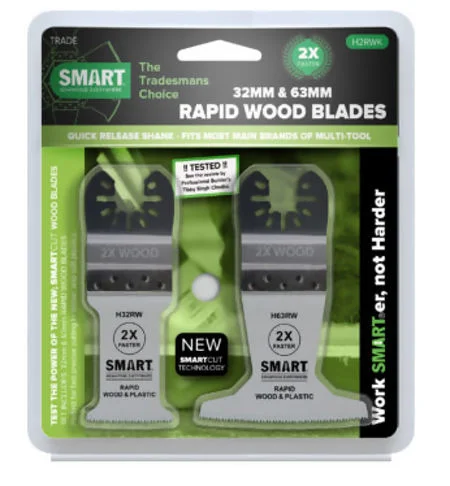 Royd Smart Trade 2 Piece Rapid Wood Blade Kit Ref H2RWK