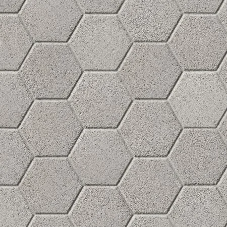 Hexo Block Paving 200 x 230 x 60mm Silver Granite 7.5m² Pack