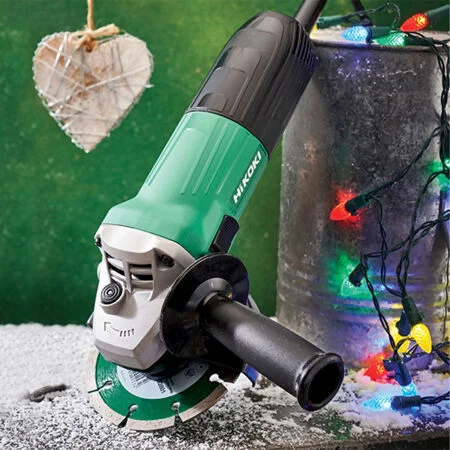 HiKOKI 115mm (4.5in) Mini Grinder With FREE Diamond Blade