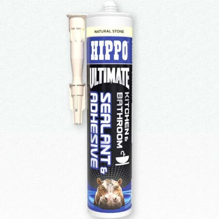 Hippo Ultimate Kitchen and Bathroom Sealant Natural Stone 290ml