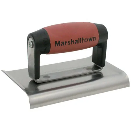 Marshalltown 6" x 3" Cement Edger Curved Ends DuraSoft