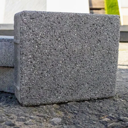 Corrib 210 x 170 x 50mm Black Granite Shotblast Paving Blocks