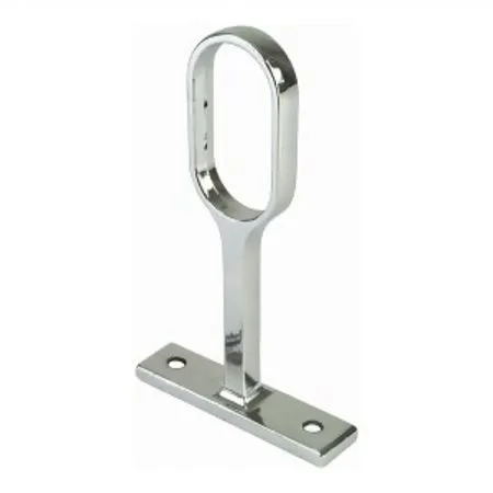 Oval Centre Bracket 30mm Chrome Plated Ref ORCHB