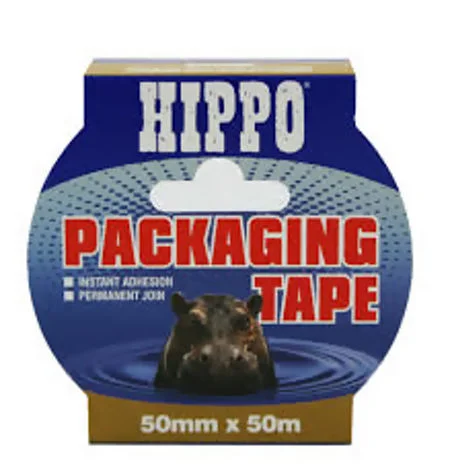Hippo 50mm Packaging Tape 50mtr Ref H18404