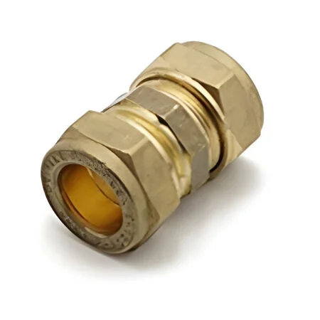 PC01 Compression Coupling 15mm Brass