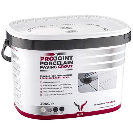 ProJoint Buff Porcelain Paving Grout 20kg Tub
