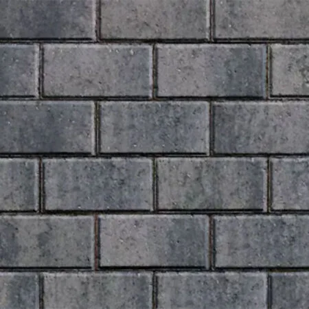 Plaspave 200 x 100 x 50mm Granite Stone (488no per pack = 9.76m2)