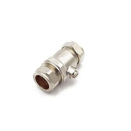 QQM Isolating Valve 22mm Chrome - Full Flow Ref 10030345