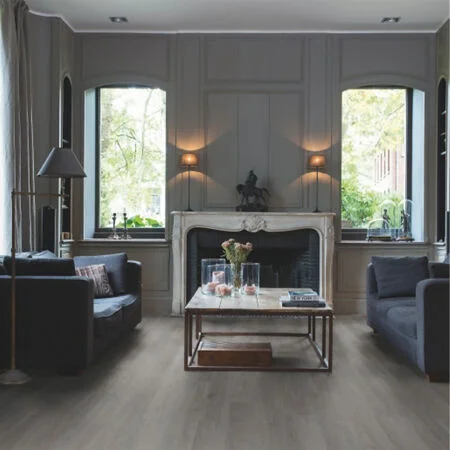 Quick-Step Alpha Blos Vinyl Silk Oak Dark Grey