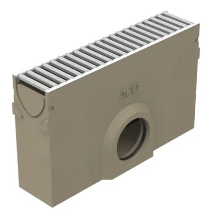 ACO Raindrain Sump Unit Galvanised Steel Grating with Silt Bucket 500mm A15