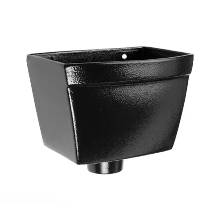 76mm Aluminium Heritage Downpipe Hopper Rectangular