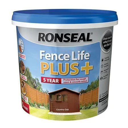 Ronseal Fence Life Plus 5ltr County Oak