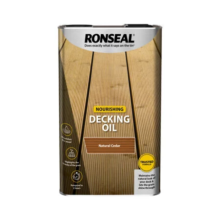 Ronseal Decking Oil Natural Cedar 5Ltr