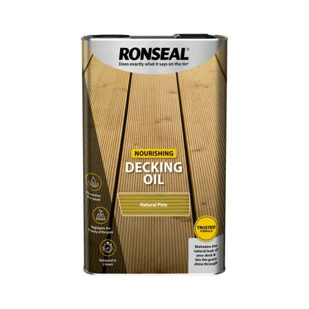 Ronseal Decking Oil Natural Pine 5Ltr