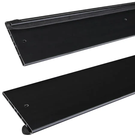 TRC RubbaTrim Techno Edge Long Trim 2500mm Black Ref TETB
