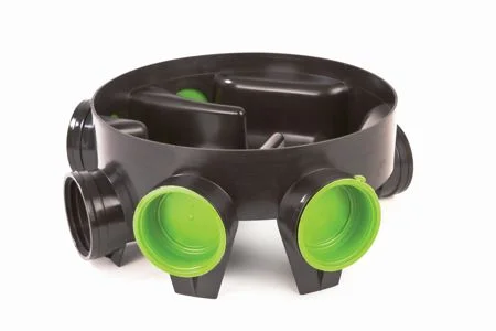 PPIC 475mm Dia x 225mm Deep Base Unit 5 x 100mm Inlets Ref SPIC6/1