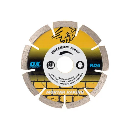 Spectrum Plus Mortar Raking Diamond Blade 115mm Ref RD6