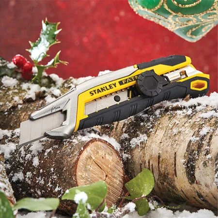 Stanley Snap Off Knife 18 mm Wide with Wheel Lock