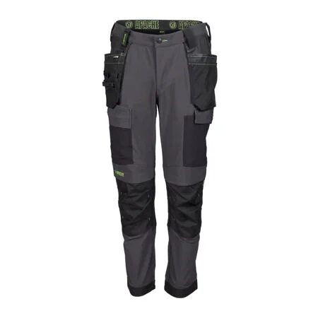 Apache Calgary Stretch Trouser Grey Black 36 Waist