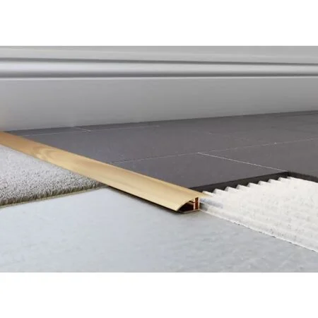 Tileasy Adjustable Floor Transisition Gold Ref AFTG