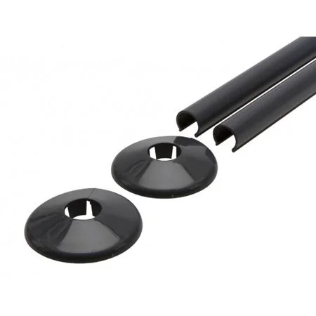 Talon Snappit Tail Kit 15mm C/W 2 x 200mm 2 x Pipe Collar Anthracite Grey