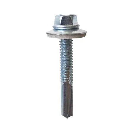 Teknix Screw Hex Head Heavy Section 16mm Washer BZP 5.5x65mm SKHHZ6W55065
