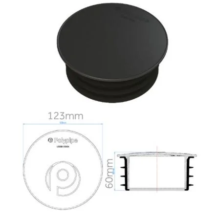 Polypipe In Floor Drain Stopper Waste 110mm Ref UG258