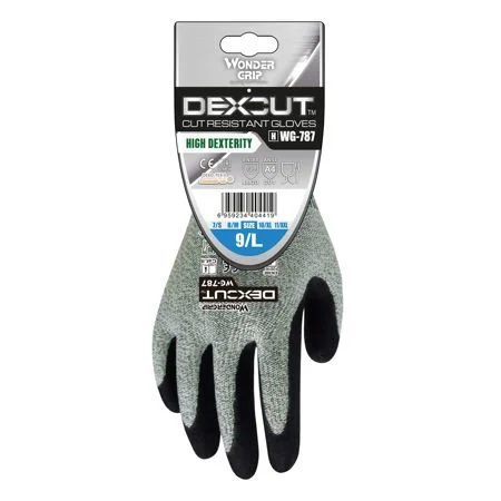 Wonder Grip Dexcut Glove Grey And Black (Size 9 / Large) Ref WG-7871P