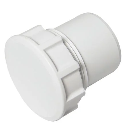 Floplast 50mm ABS Screwed Access Plug White REF WS32