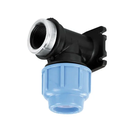 Hydrodif 25mm x 3/4 Inch MDPE Backplate Elbow Ref 712025-SB