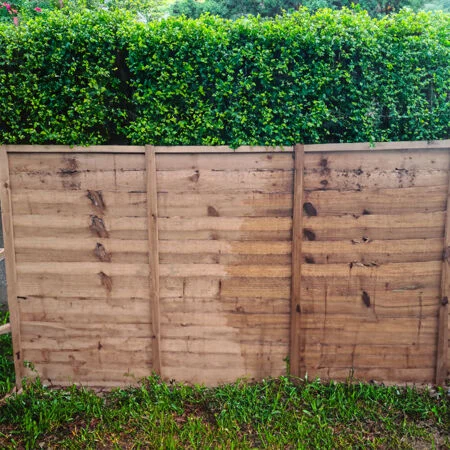 Waney Lap Fence Panel 6ft W x 5ft H