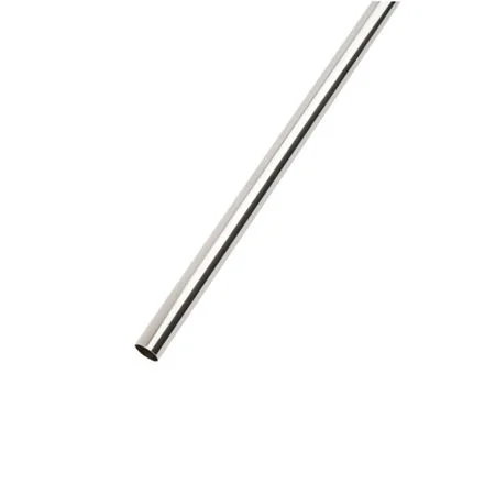 Wardrobe Rail 25mm x 2400mm (8ft) Chrome Plated Ref LCT2524