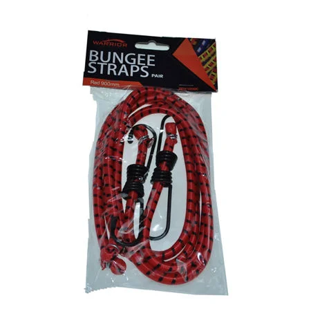 Warrior Red Bungee Strap 900mm 2no Ref BDX1898C