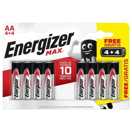 Energizer Max Batteries 4+4 Pack AA