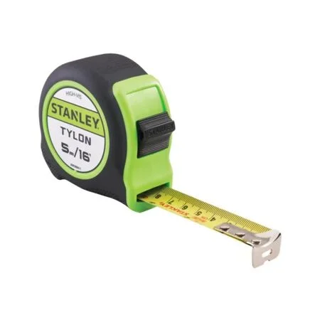 Stanley 5M (16Ft) Hi-Vis Tylon Tape