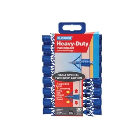 Plasplugs Heavy Duty Plasterboard Fixings
