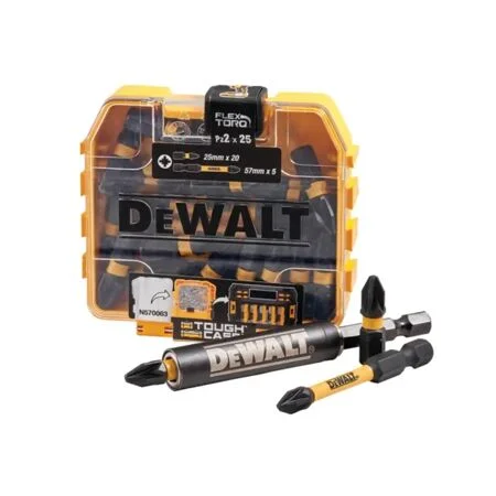 Dewalt 25 Piece PZ2 Flextorq Impact Bit Set