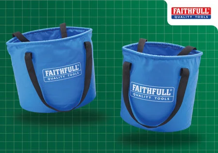 Faithfull 12L & 20L Collapsible Bucket Pack Ref XMS25BUCKET