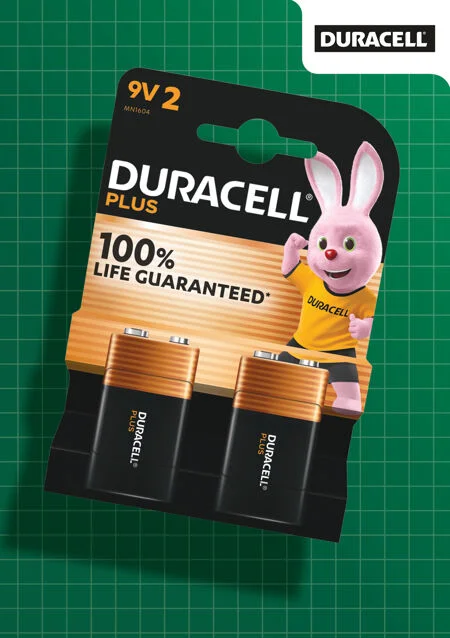 Duracell 9V Plus Power Twin Pack Ref XMS25DUR9V