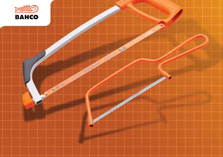 Bahco 300mm (12) Hacksaw & 150mm (6") Junior Hacksaw Pack Ref XMS25HACK