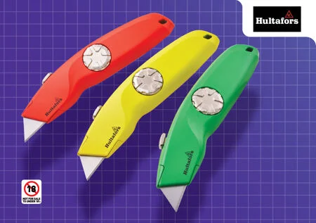 Hultafors Hi Vis Trimming Knife Ref XMS25HVKNIFE