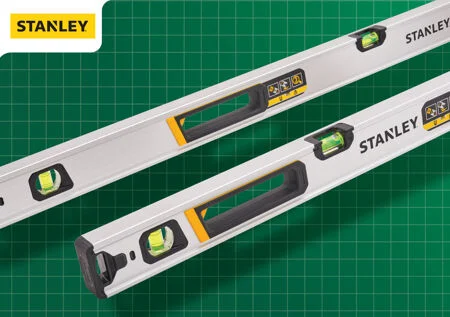 Stanley Fatmax 600mm (2ft) & 1200mm (4ft) FatMax Level Set Ref XMS25LEVEL2