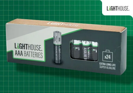 Lighthouse AAA Bulk Battery Pack (24) Ref XMS25LHBAT3A