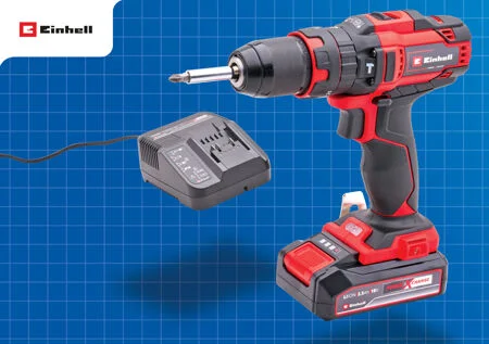 Einhell 18V Combi Drill with a 2.5Ah Li-Ion Battery Ref XMS25PXCOMBI