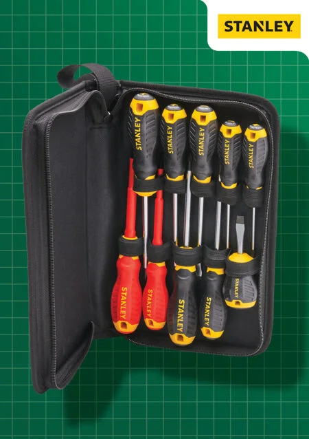 Stanley 10 Piece Screwdriver Set Ref XMS25SDSET10