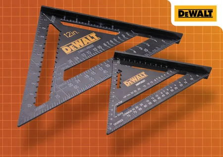 Dewalt 175mm (7) & 300mm (12") Rafter Square Twin Pack Ref XMS25SQTWIN